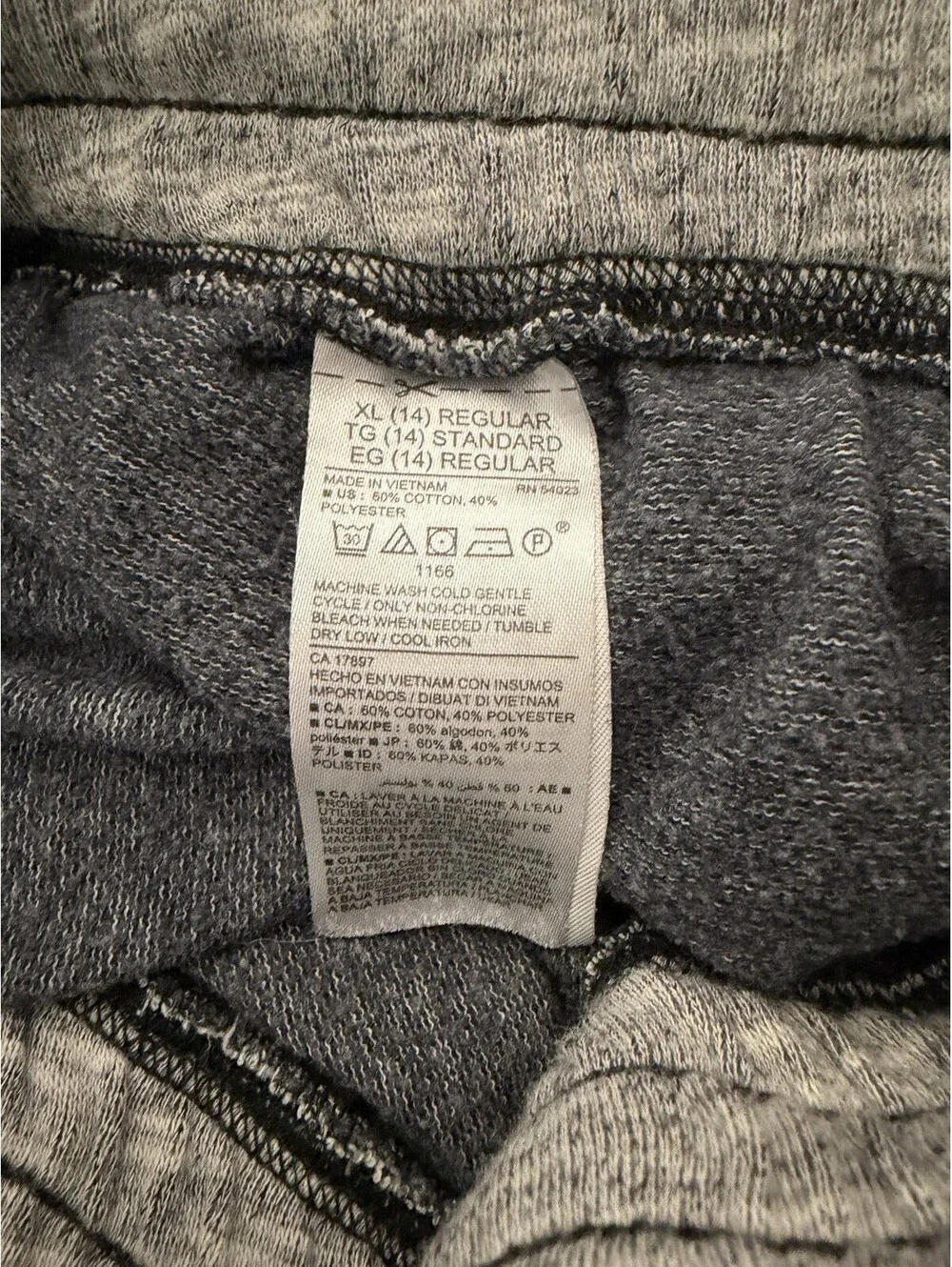 Youth Girls Old Navy Sweatpant Size XL (14) Blue/Gray